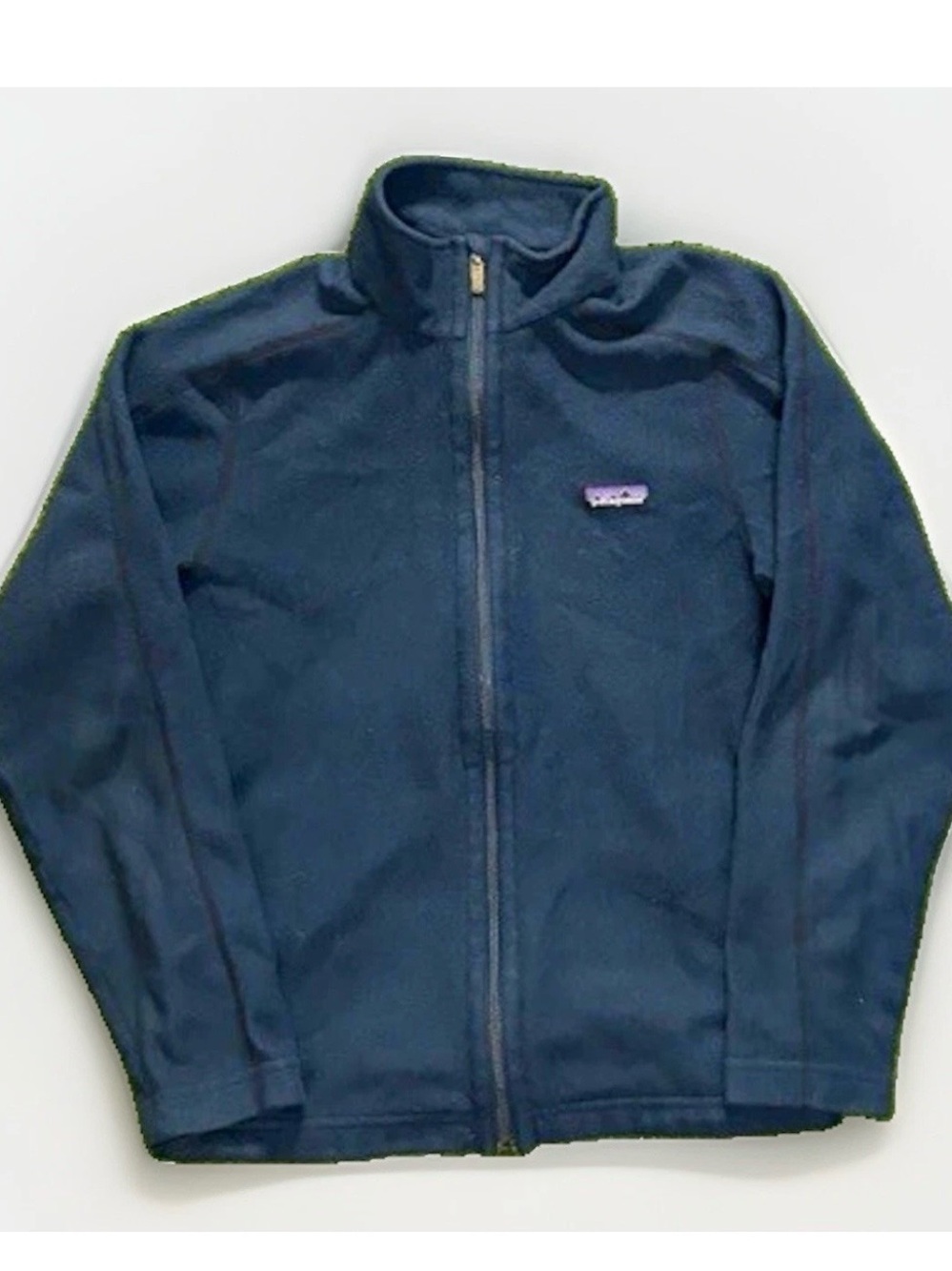 Patagonia Navy Full-Zip Lightweight Fleece Jacket size Small